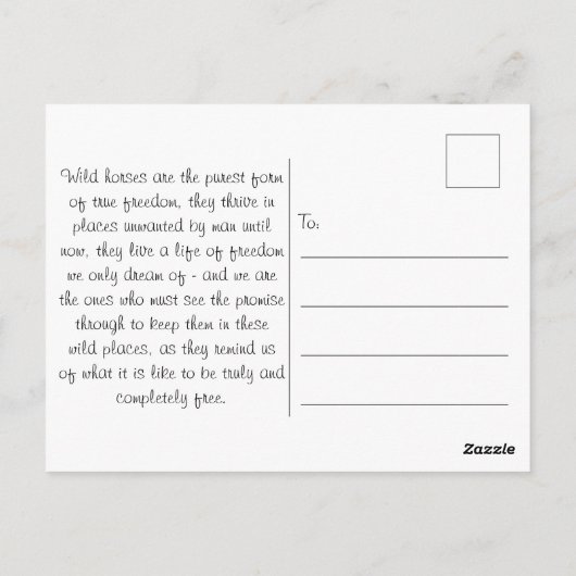 Icoon van de Vrijheid - Briefkaart (Achterkant)