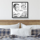 Icoon van de zwarte geschiedenis: Benjamin Banneke Canvas Afdruk (Insitu (Slaapkamer))