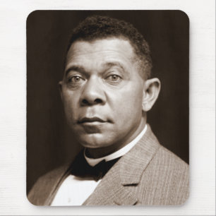Icoon van de zwarte geschiedenis: Booker T Washing Muismat