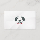Icoon van een schattige hond visitekaartje (Voorkant)