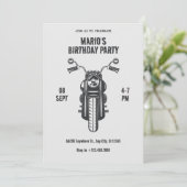 Icoon van een vintage motor  kaart (Staand voorkant)