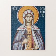 Icoon van H. Olympia de Diacones Orthodox Christel