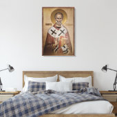 Icoon van het Sint-Nicolaasframe 2 Canvas Afdruk (Insitu (Slaapkamer))