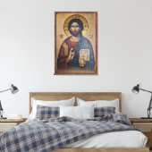 Icoon van Jezus Christus Canvas Afdruk (Insitu (Slaapkamer))