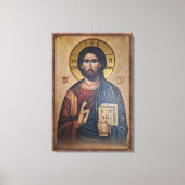Icoon van Jezus Christus Canvas Afdruk (Voorkant)
