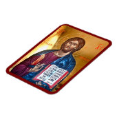 Icoon van Jezus Christus Pantocrator Magneet (Linkerzijde)