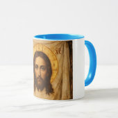 Icoon van Jezus Christus van de Heilige Doek Mok (Voorkant rechts)