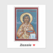 Icoon van St. Olga van Alaska Sticker (Vel)