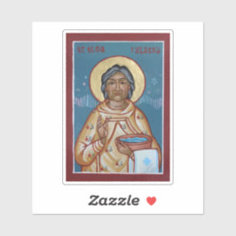 Icoon van St. Olga van Alaska Sticker