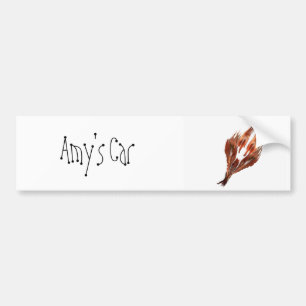 icoon van veer logo, Amy's auto Bumpersticker