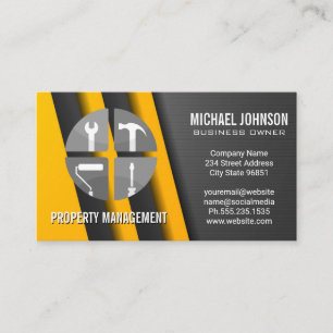 Icoon voor reparatiediensten voor de bouw   timmer visitekaartje