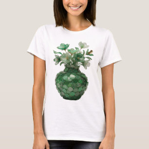Icoon Zilver ABSTRACTE KUNST Artistiek Motief T-shirt