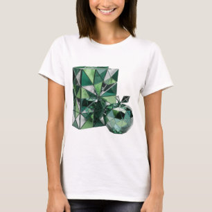 Icoon Zilver ABSTRACTE KUNST Modeprint T-shirt