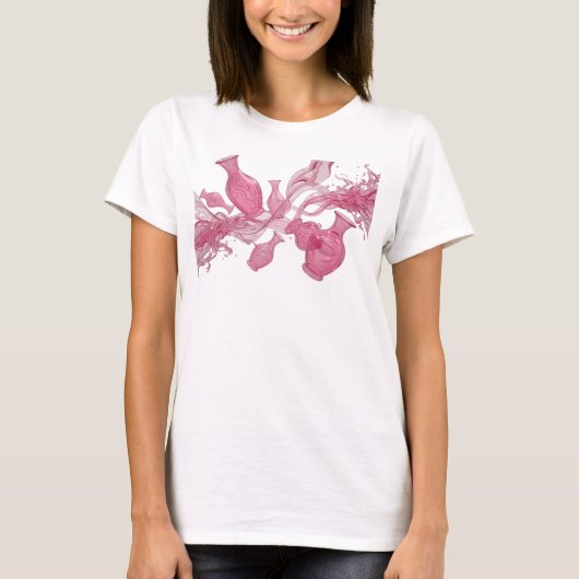 Icoon Zilver ABSTRACTE KUNST Modeprint v2 T-shirt (Voorkant)