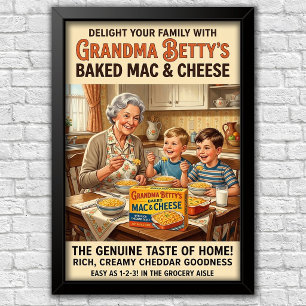 Icoonreclame uit de jaren 60 poster