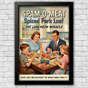 Icoonreclame uit de jaren 60 poster