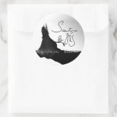 ICoS-boekenplaat, ondertekend door auteurs Ronde Sticker (Tas)