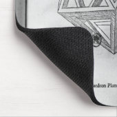 Icosahedron uit de "De Divina Proportione" Muismat (Hoek)