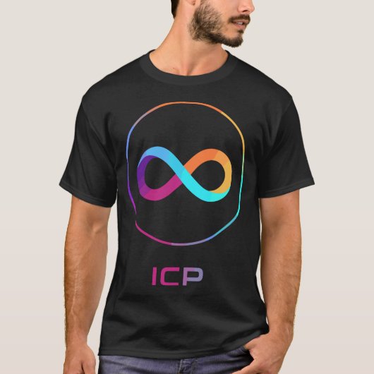 ICP Crypto DEFINITIE Internet Computer Cryptocurre T-shirt (Voorkant)
