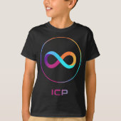 ICP Crypto DEFINITIE Internet Computer Cryptocurre T-shirt (Voorkant)