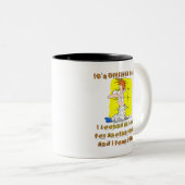 ICrazy Tweekleurige Koffiemok (Voorkant rechts)