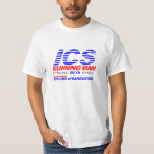 ICS-draaiend Man vervaagd T-shirt (Voorkant)