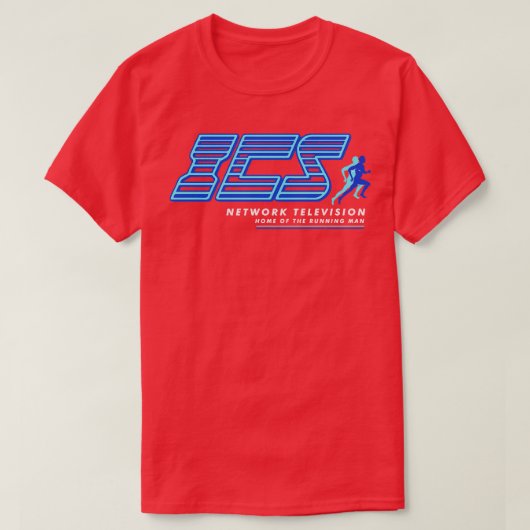 ICS Network Television Home of The Running Man T-shirt (Design voorkant)