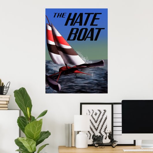 ICS van de Haatboot Poster (Thuiskantoor)