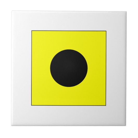 ICS-vlag I Tegeltje (Voorkant)