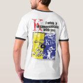 ICS-vlag "K" - Kilo T-Shirt (Achterkant volledig)