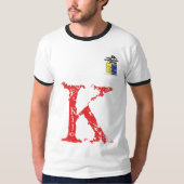 ICS-vlag "K" - Kilo T-Shirt (Voorkant)