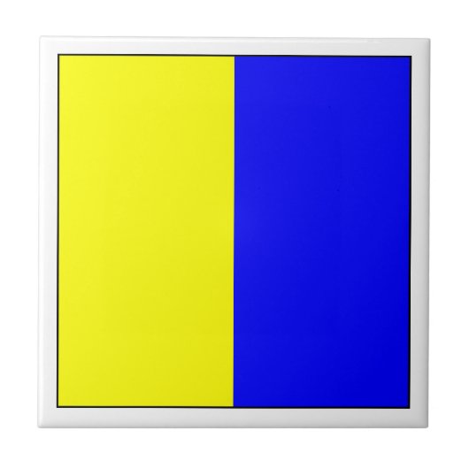 ICS-vlag K Tegeltje (Voorkant)