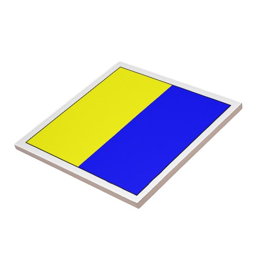 ICS-vlag K Tegeltje (Zijkant)