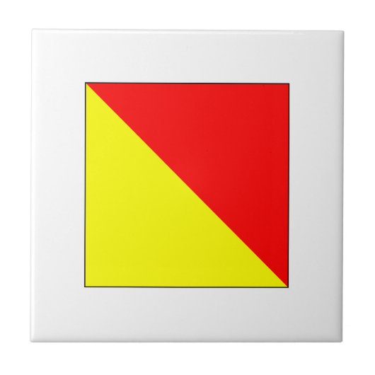 ICS-vlag O Tegeltje (Voorkant)