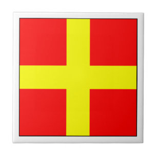 ICS-vlag R Tegeltje