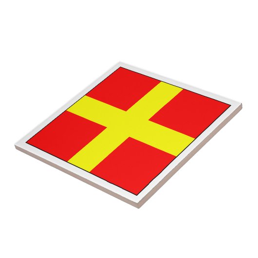 ICS-vlag R Tegeltje (Zijkant)