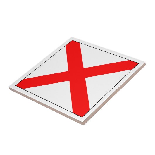 ICS-vlag V Tegeltje (Zijkant)