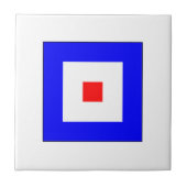 ICS-vlag W Tegeltje (Voorkant)