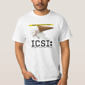 ICSI: Ice Cream Scene Investigation Funny T-shirt