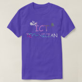 ICT voor ICT-technicus en informatietechnologie T-shirt (Design voorkant)