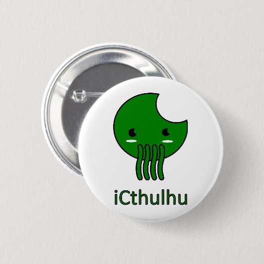 iCthulhu Ronde Button 5,7 Cm (Voorkant /achterkant)