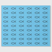 Icthus Fish Wrapping Paper Cadeaupapier (Vlak)