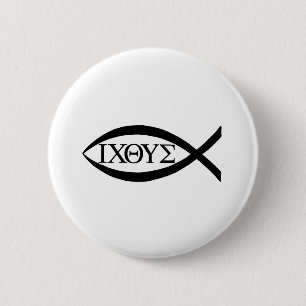 ICTHUS RONDE BUTTON 5,7 CM