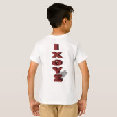 Icthys met Bijbelcitaat T-shirt (Achterkant volledig)