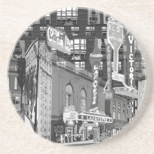 iCu2_BlckWhite Sandstone-Onderzetter Zandsteen Onderzetter