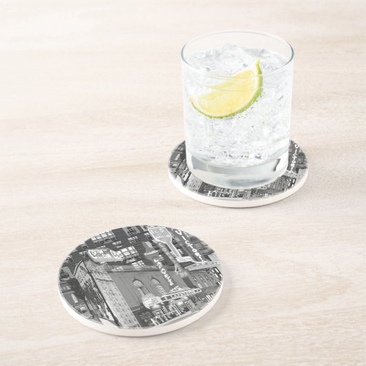 iCu2_BlckWhite Sandstone-Onderzetter Zandsteen Onderzetter (Zijkant)