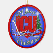 ICU CHRISTMAS ORNATION Intensive Care Unit Keramisch Ornament (Links)