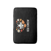 ICU crew Klassiek T-shirt Badmat (Voorkant Verticaal)