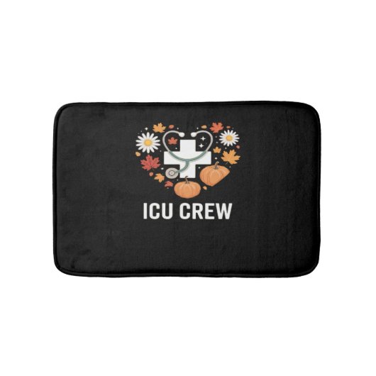 ICU crew Klassiek T-shirt Badmat (Voorkant)
