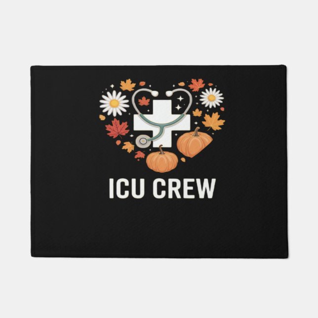 ICU crew Klassiek T-shirt Deurmat (Voorkant)